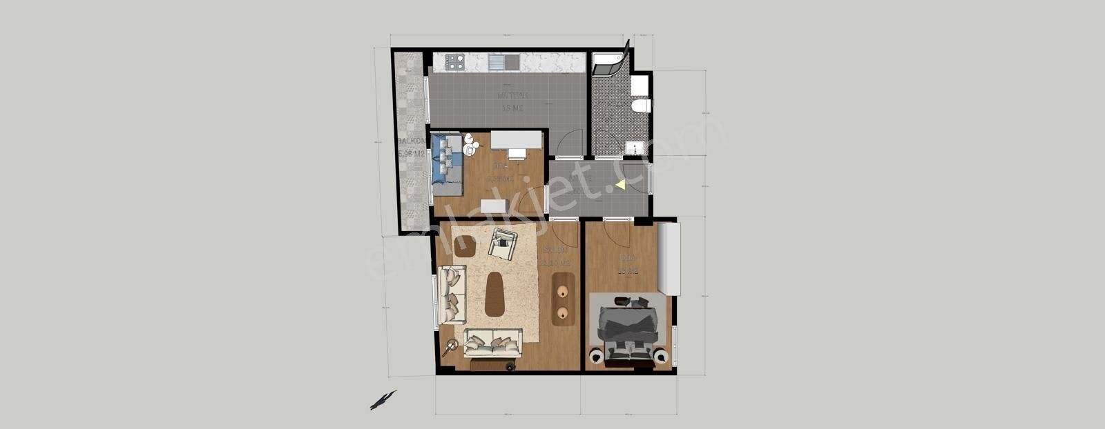 Deniz Manzaralı 4+1 Dubleks (kombili + Ankastre Setli Klimalı ) - Görsel 8