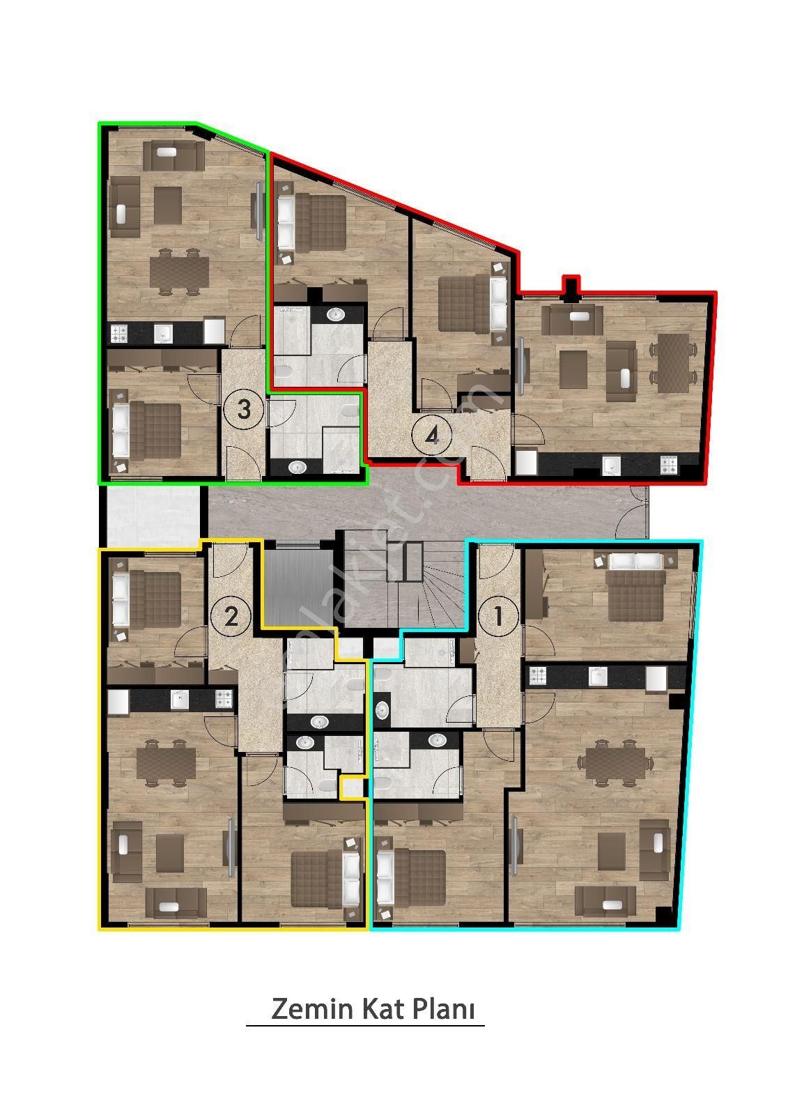 🏙️ Güzelçamlı'da 2+1 Ebeveyn Banyolu Daire - Görsel 9
