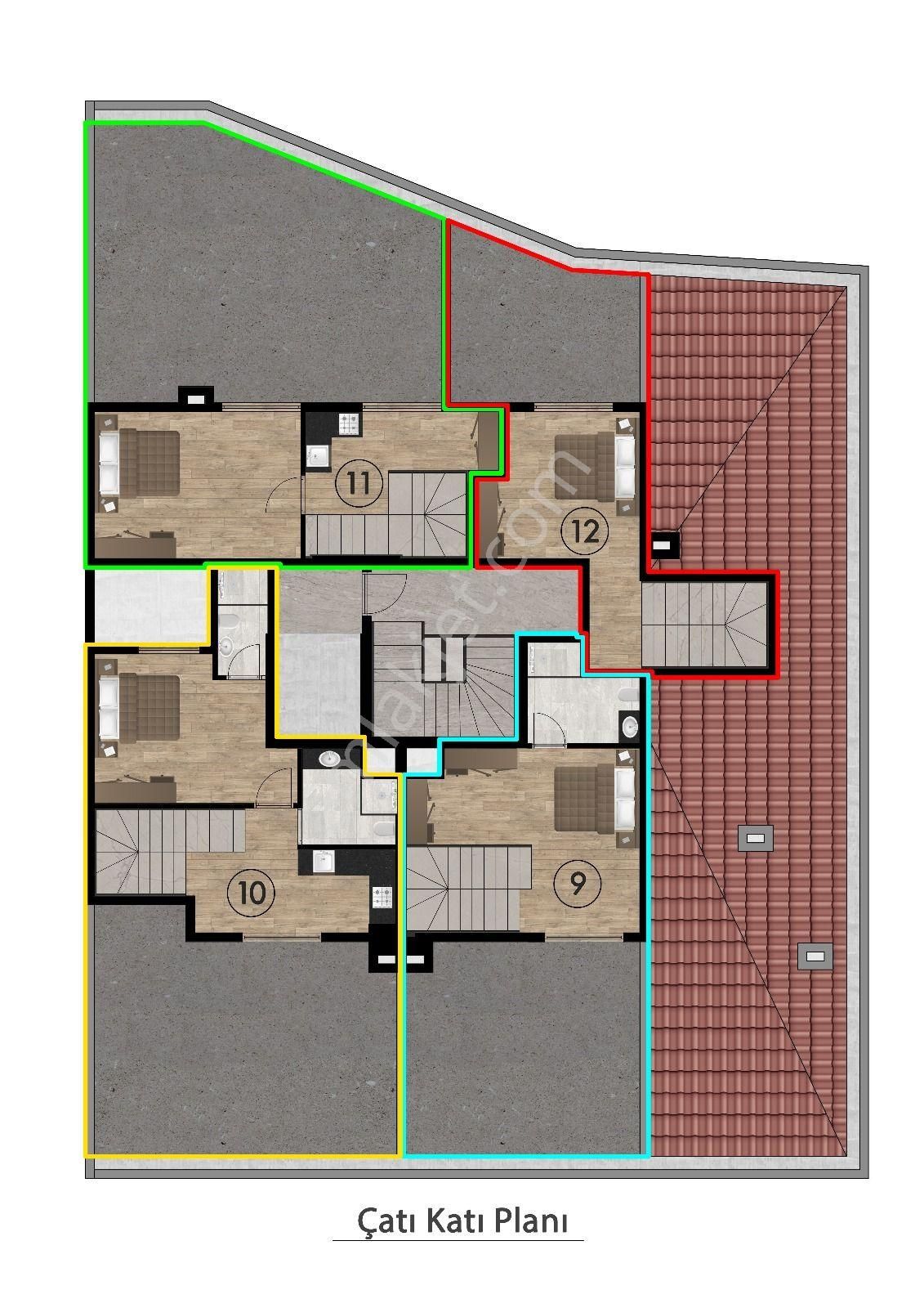 🏙️ Güzelçamlı'da 2+1 Ebeveyn Banyolu Daire - Görsel 6