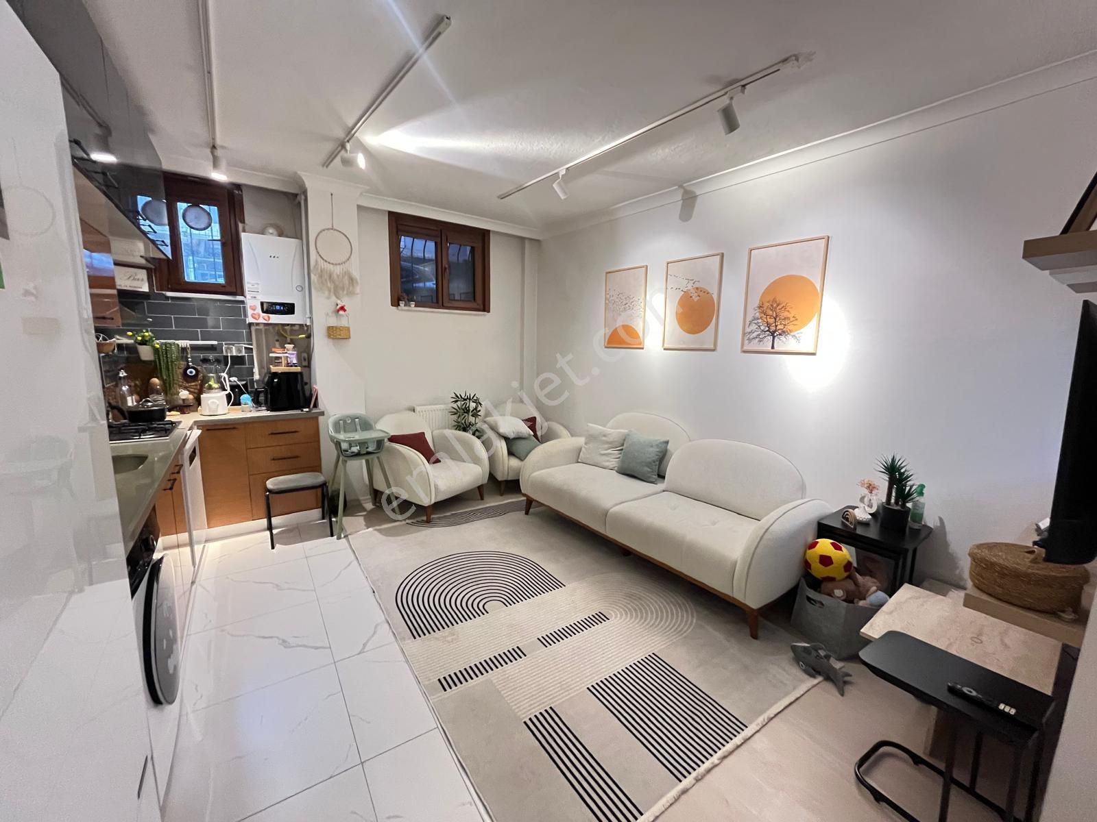 Seba'dan Fevziçakmak 1+1 60m2 Özel Lüks Yapılı Satılık Bahçeli Bahçe Katı - Görsel 8