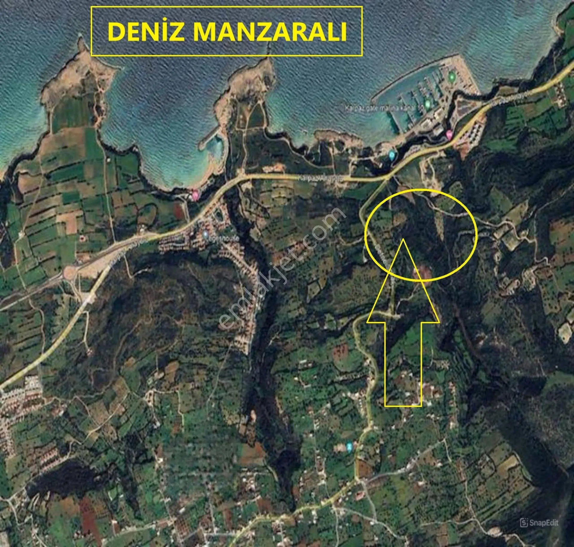 İskele Sipahi De Deniz Manzaralı Yatırımlık 750 M2 Fırsat Arazi