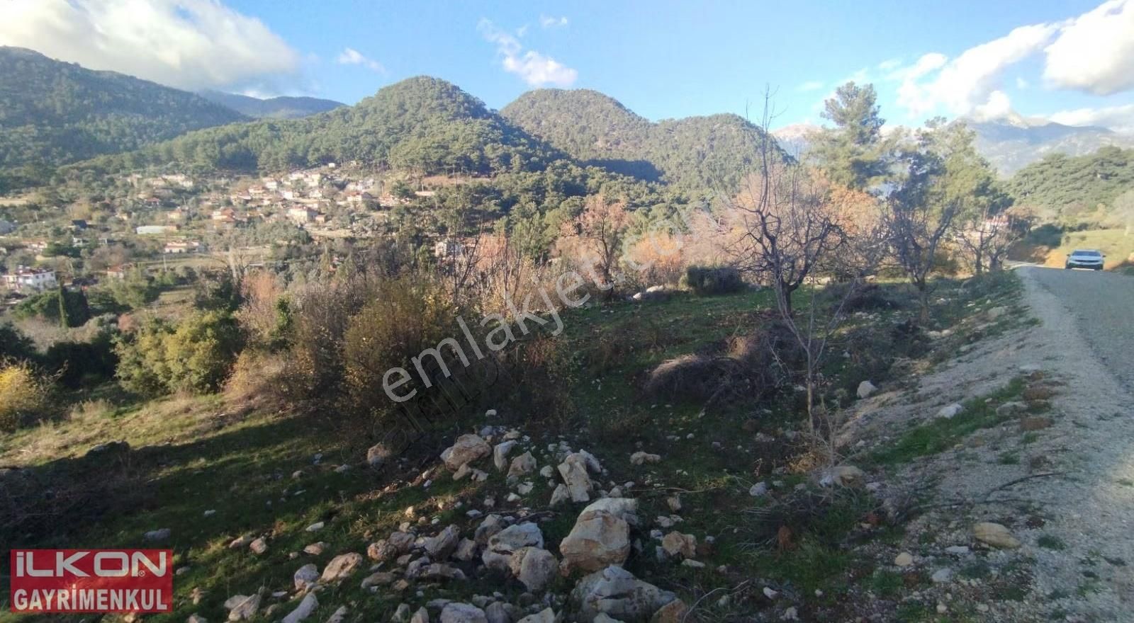 İlkon'dan Fethiye/kızılbel'de Doğa İçinde Manzaralı Satılık Arsa - Görsel 11