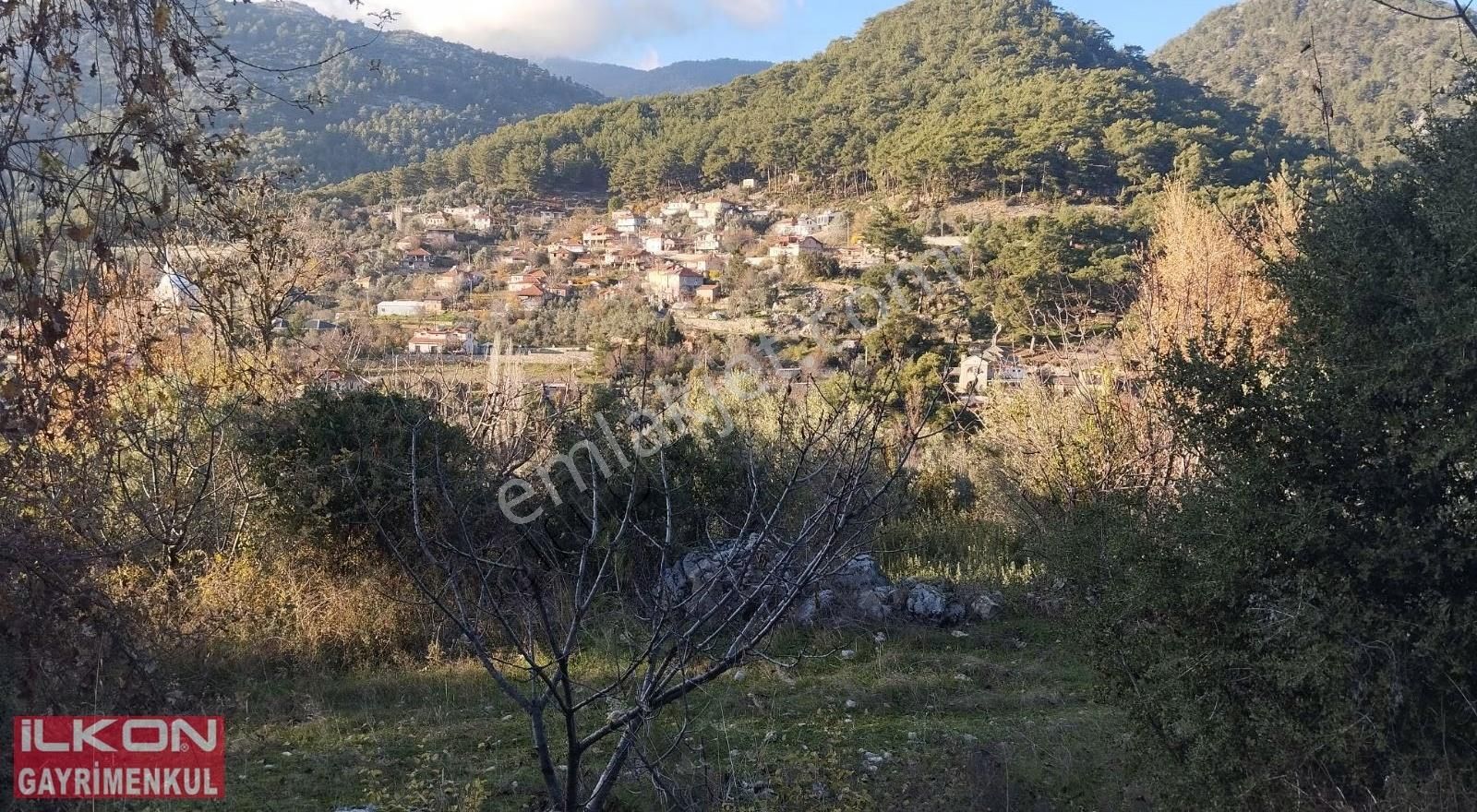 İlkon'dan Fethiye/kızılbel'de Doğa İçinde Manzaralı Satılık Arsa - Görsel 9