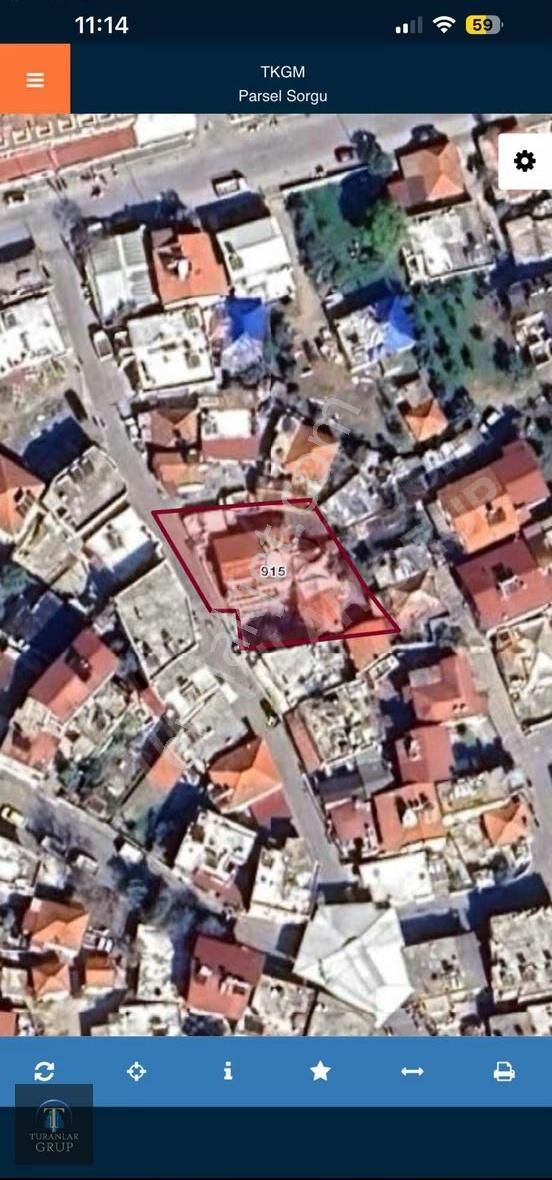 Turanlar Gruptan Satılık 129 M2 %40 İmarlı Hisseli Arsa Takaslı!