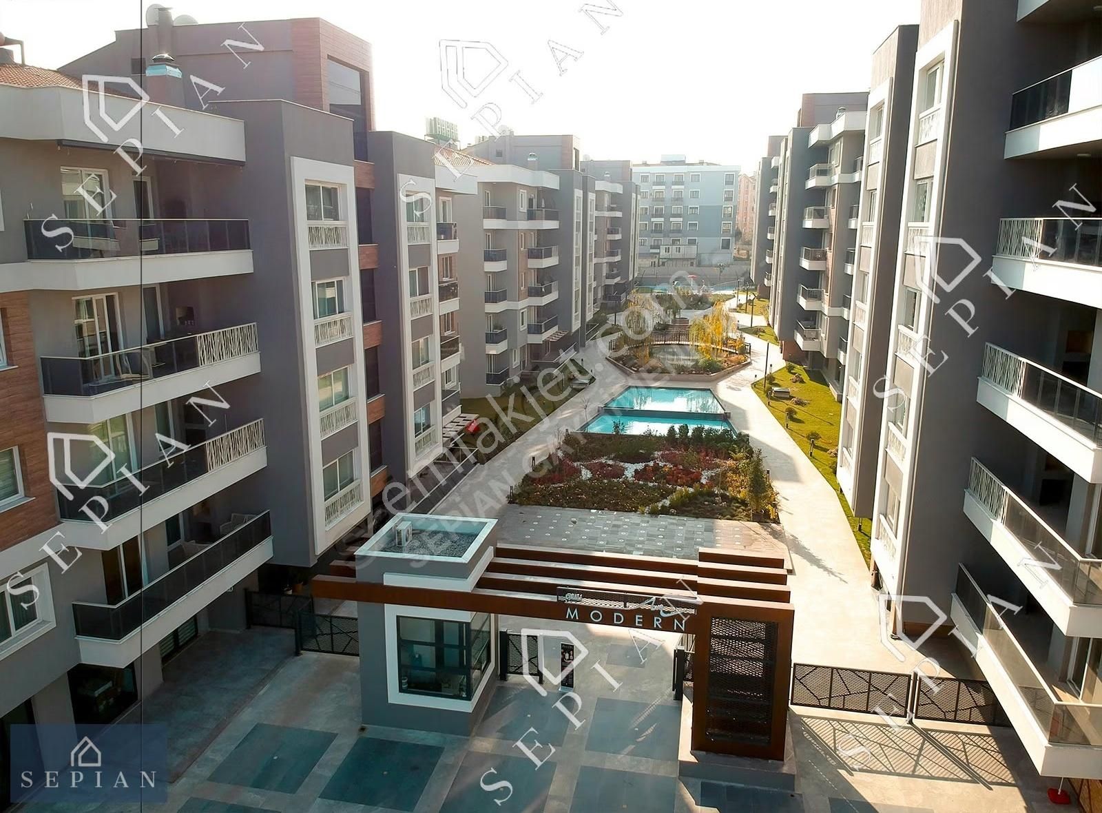 Sepiandan Çıralı Modernde Peyzaj Cepheli Ekstralı 3,5+1 Daire - Görsel 23