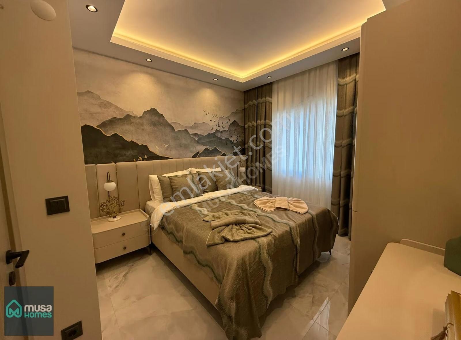 Alanya Güllerpınarında İskanlı, Tapu Masrafsız , Taksitli Hazır - Görsel 8