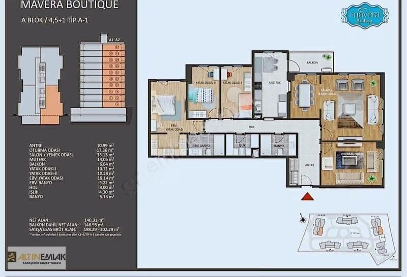 Mavera Boutıque Sitesinde Kiralık 4.5+1 Köşe Boş Daire - Görsel 18