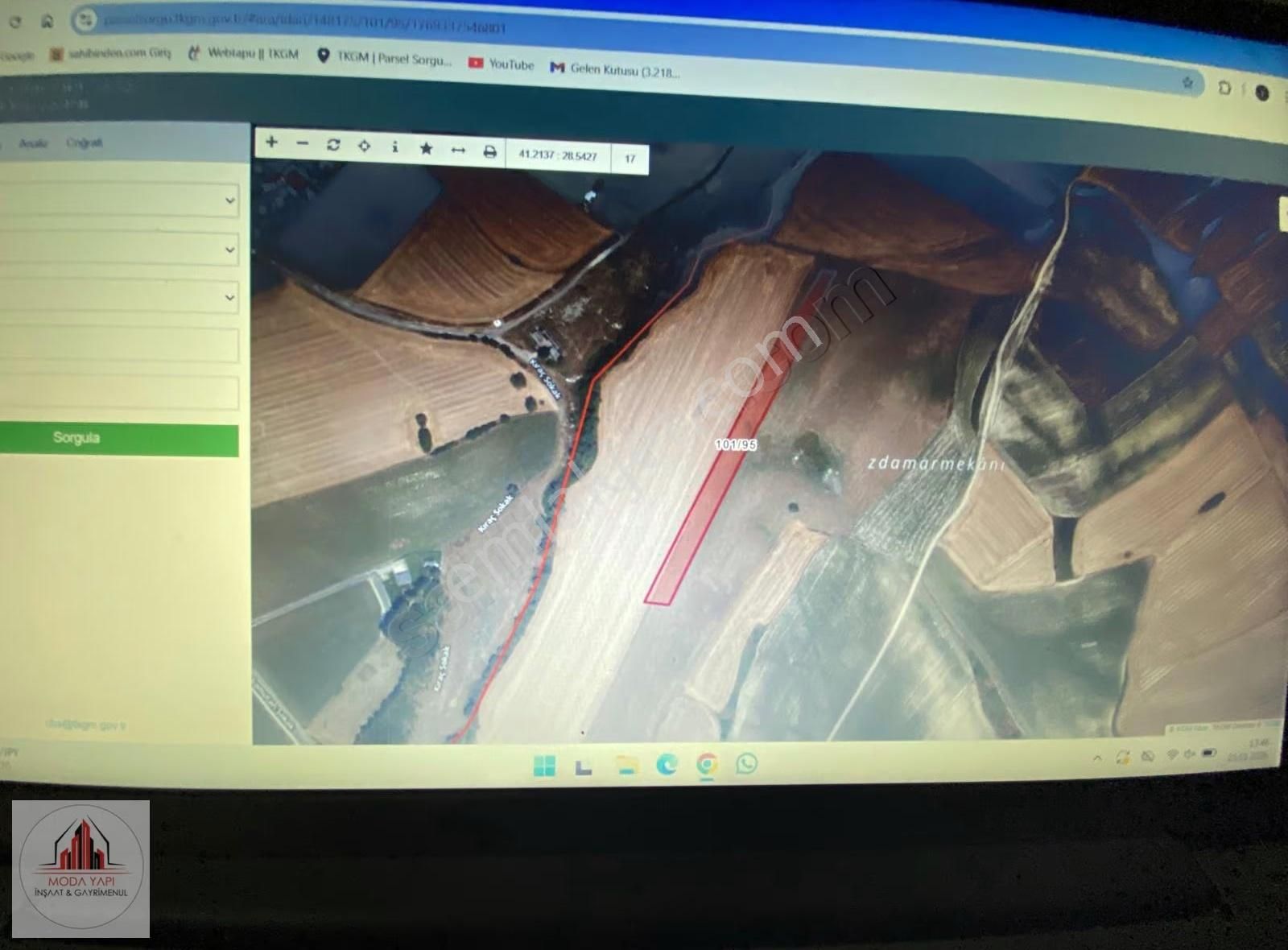 Çatalca Nakkaş 350 M2 Hisseye Sahip Geleceğe Yatırım Tarla...... - Görsel 3