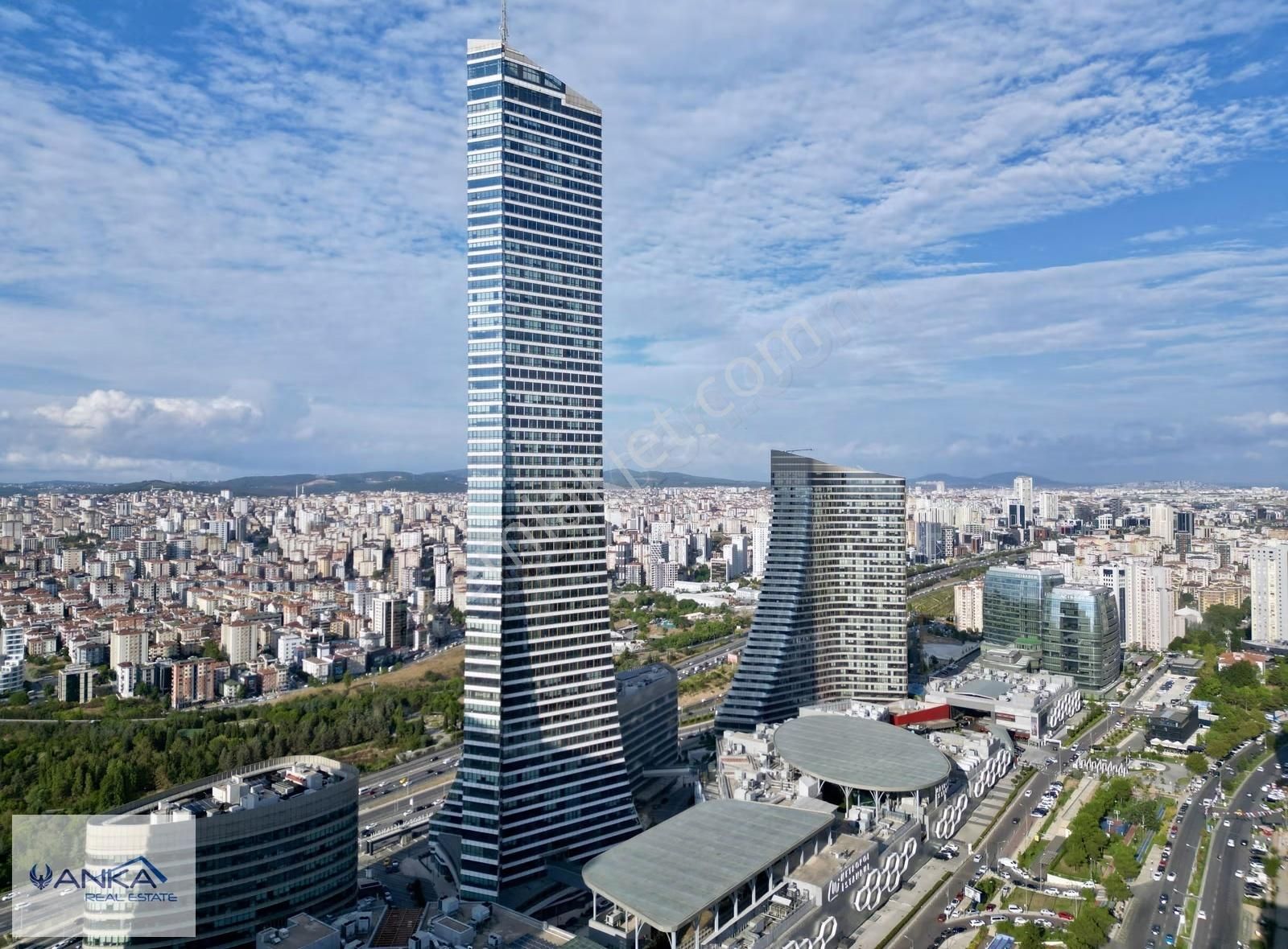 Anka Real Estate / Metropol İstanbul 1+0 Kiralık Ofis