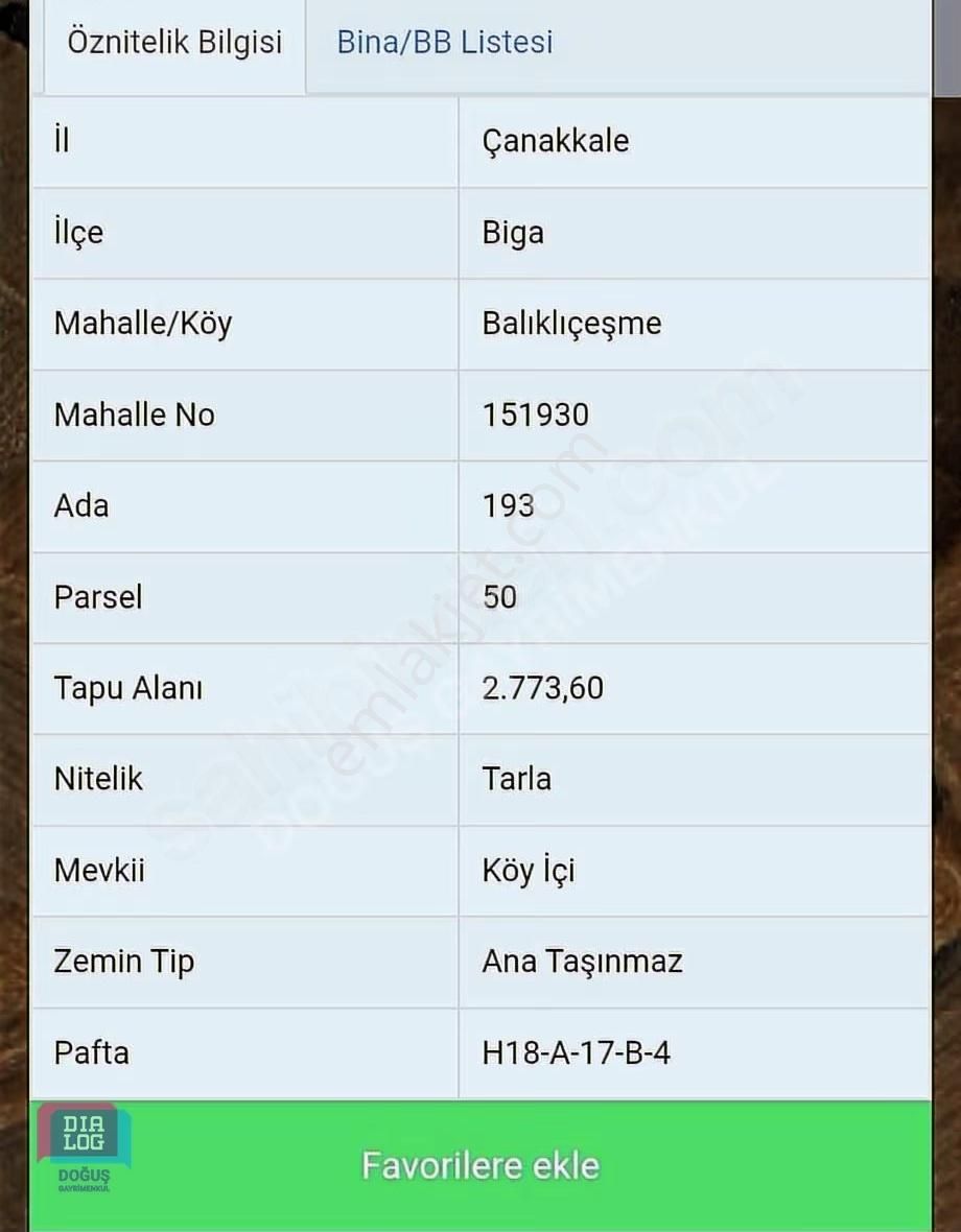 Dialog Doğuş Satılık Arazimiz Sanayi Bölgesine Komşu - Görsel 2