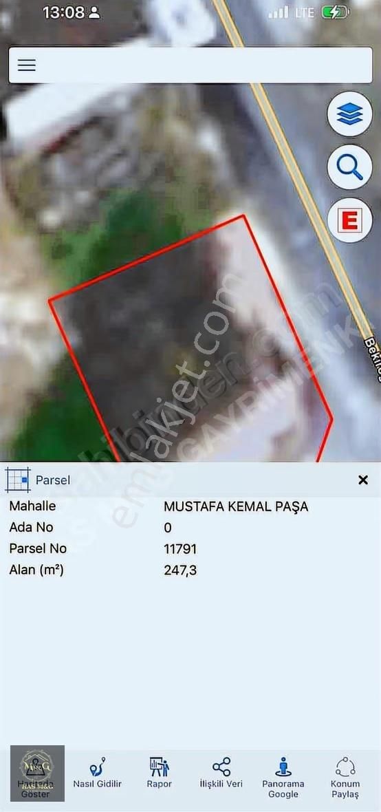 Merkezi Konumda 3 Kat İmarlı İfrazlı 247 Metre Satılık Arsa - Görsel 6