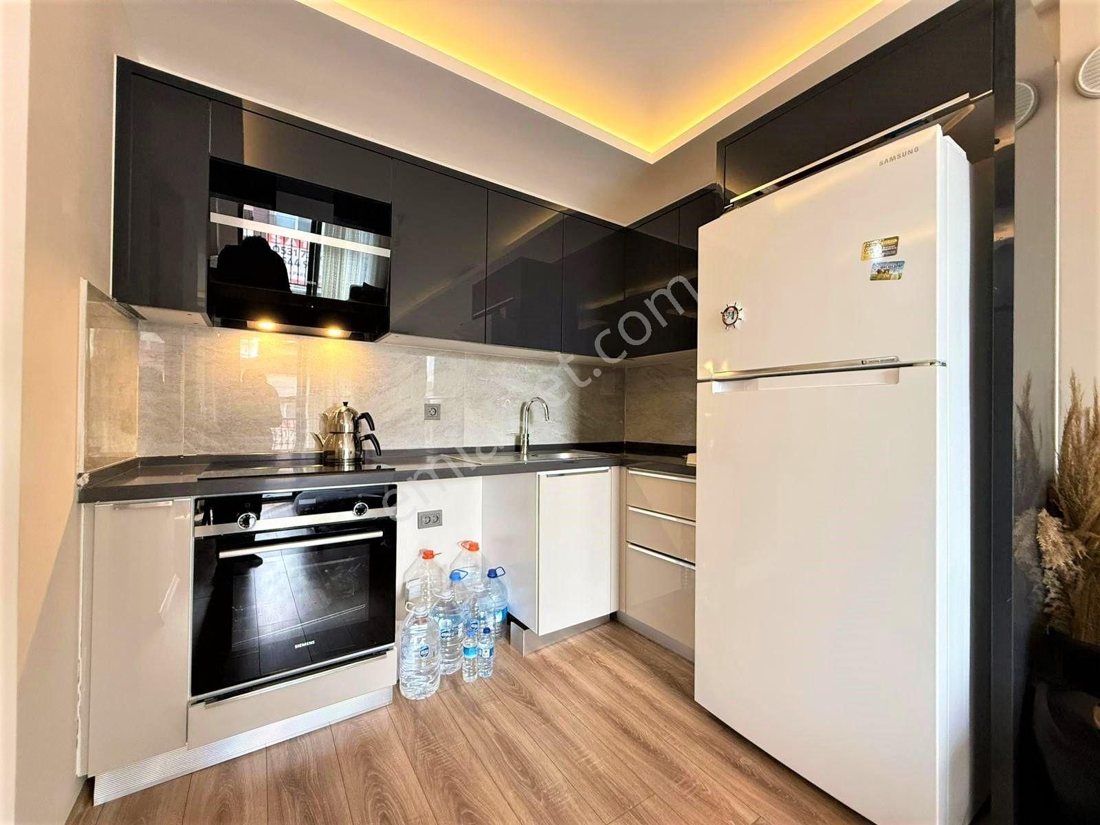 🟠🟠alfa'dan Akçay'da Satılık Ön Cephe Asansörlü Kapalı Otoparklı 1+1 Şık Tasarım Dairee - Görsel 2