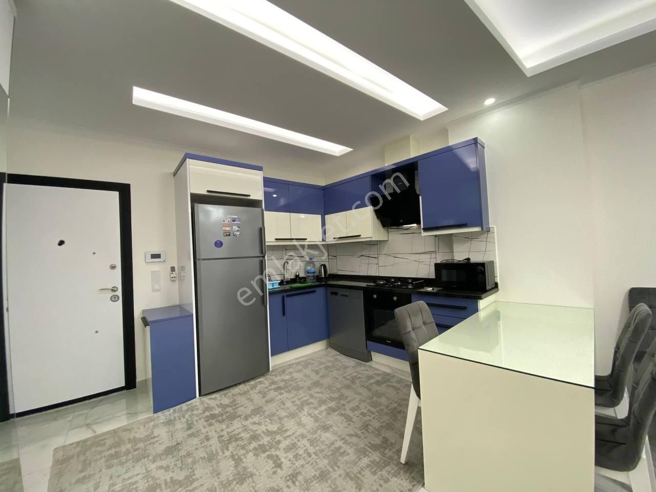 Mahmutlar Blue Tower'da 1+1 Full Eşyalı 6.kat Deniz Manzaralı - Görsel 3