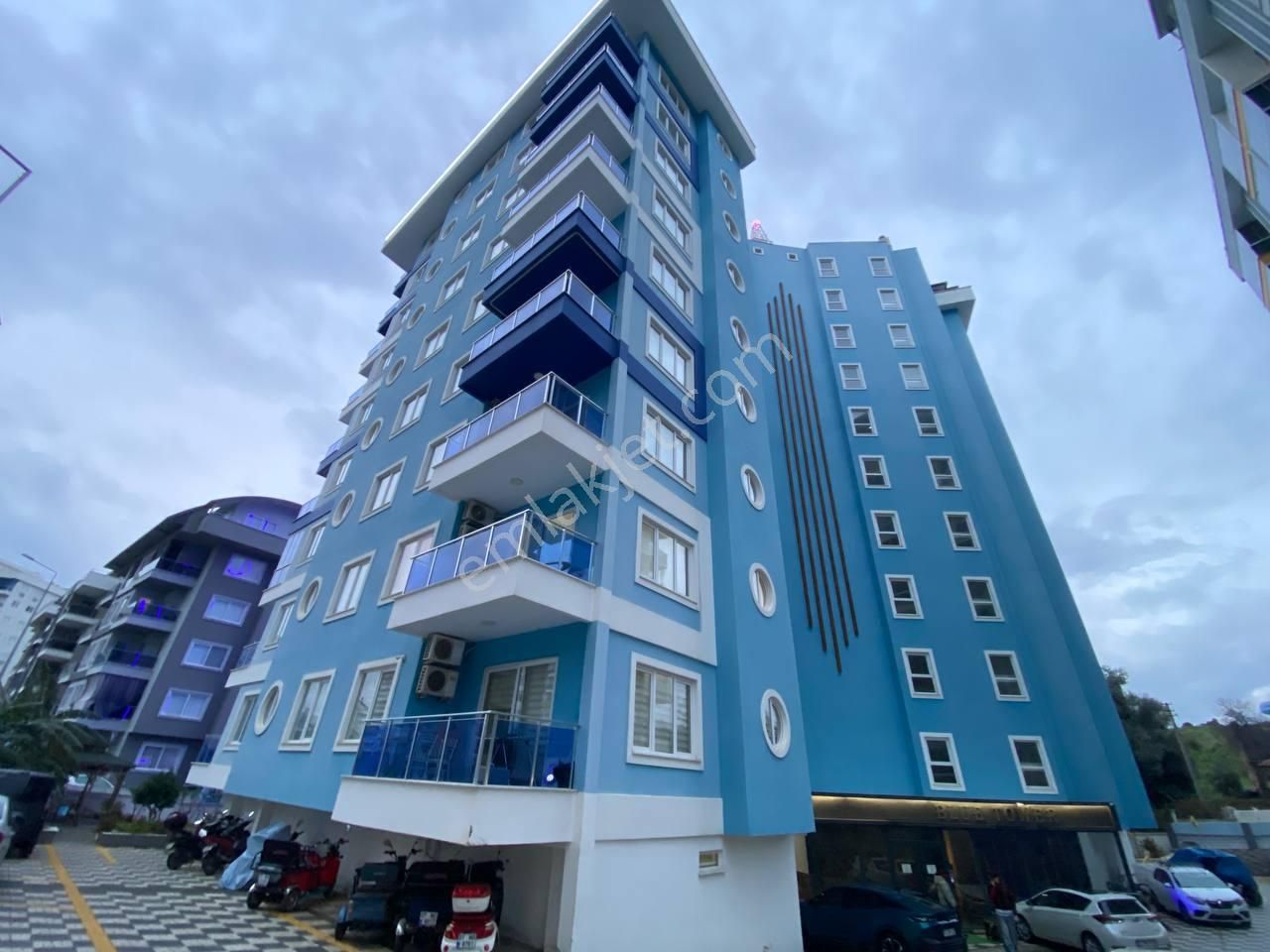 Mahmutlar Blue Tower'da 1+1 Full Eşyalı 6.kat Deniz Manzaralı - Görsel 20