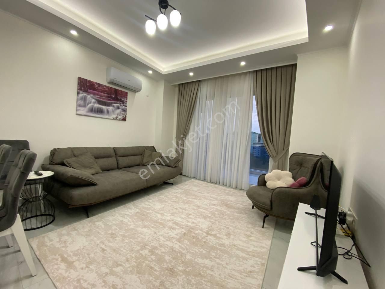 Mahmutlar Blue Tower'da 1+1 Full Eşyalı 6.kat Deniz Manzaralı - Görsel 8