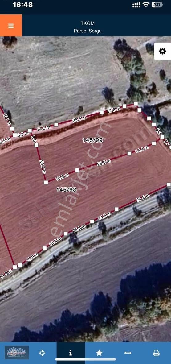 Bostandere De Elektrik Yol Var Hayvancılık Yapılır 15193m Tarla - Görsel 15