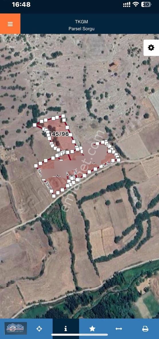 Bostandere De Elektrik Yol Var Hayvancılık Yapılır 15193m Tarla - Görsel 10
