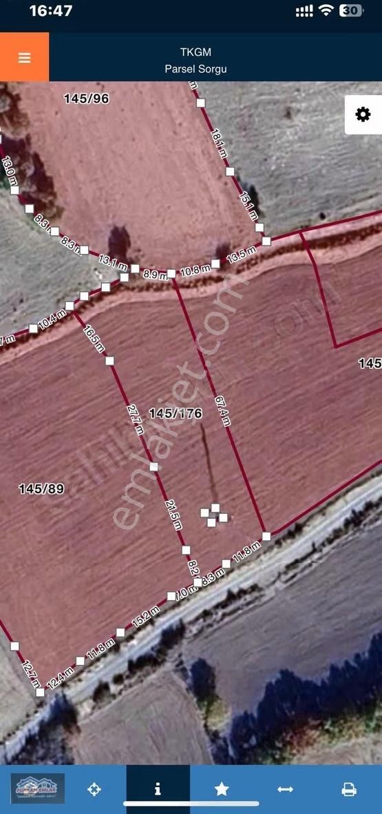 Bostandere De Elektrik Yol Var Hayvancılık Yapılır 15193m Tarla - Görsel 7