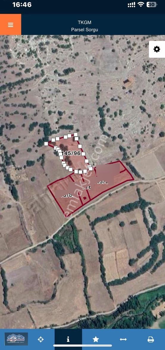 Bostandere De Elektrik Yol Var Hayvancılık Yapılır 15193m Tarla - Görsel 4