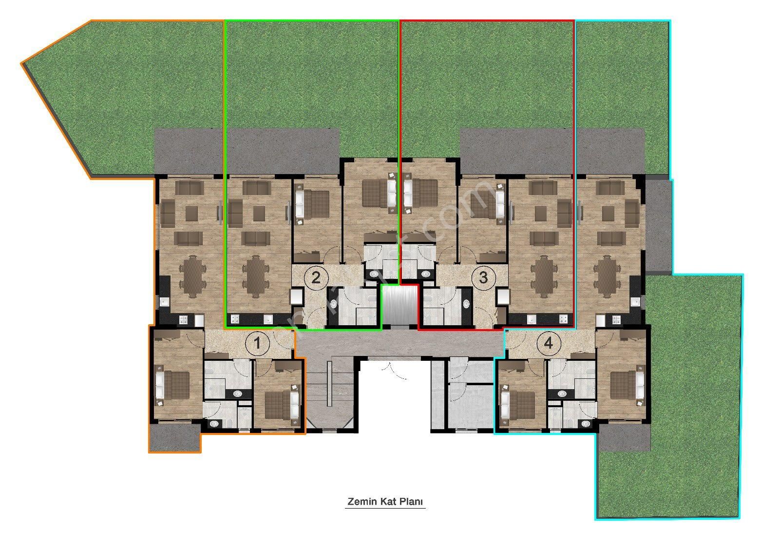 Güzelçamlı'da Projeden 2+1 Satılık Daireler - Görsel 15