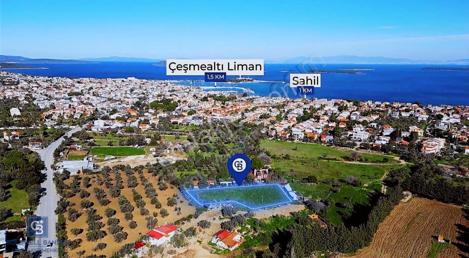 İzmir Urla Çeşmealtı Denizli Mah'de Satılık Tarla