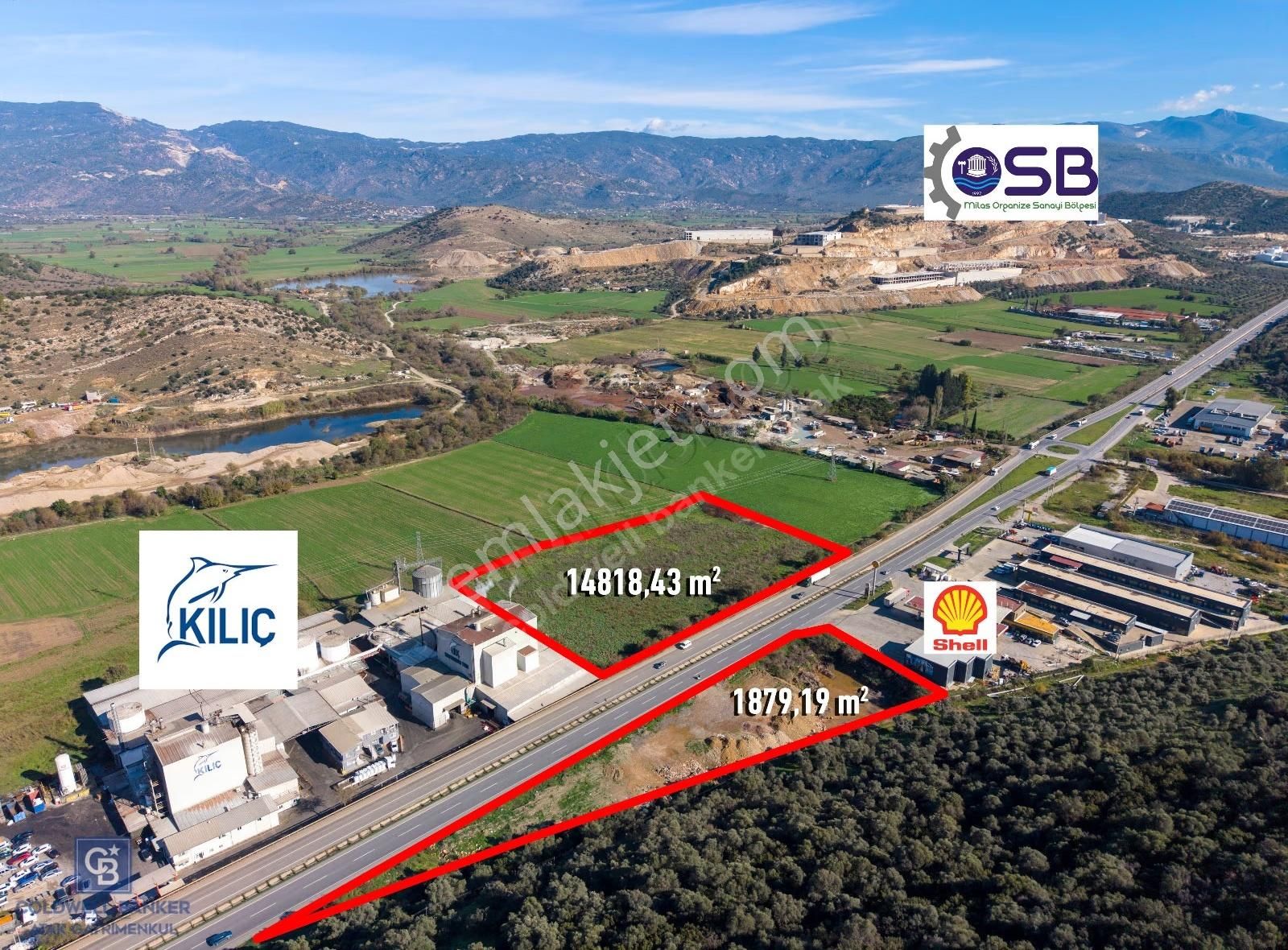 Muğla Milas'da Ana Yola 150 Metre Cepheli Satılık Tarla