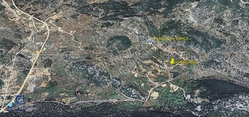 Antalya Akseki'de Satılık 2 Katlı Yıkık Ahşap Ev Ve Arsası