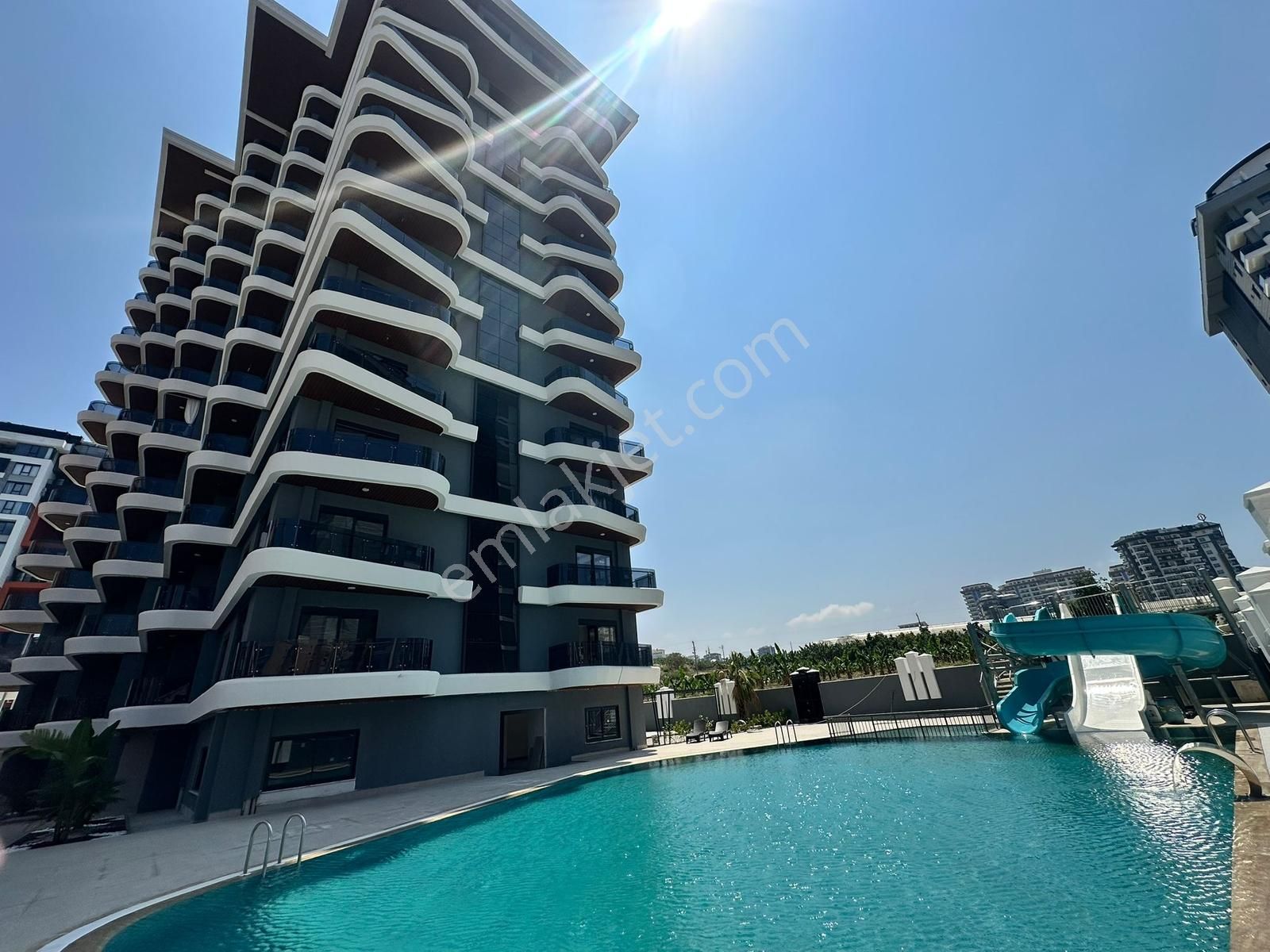 Alanya / Mahmutlar Mah. 1+1 Kiralık-kısmi Eşyalı Site İçerisinde - Görsel 4