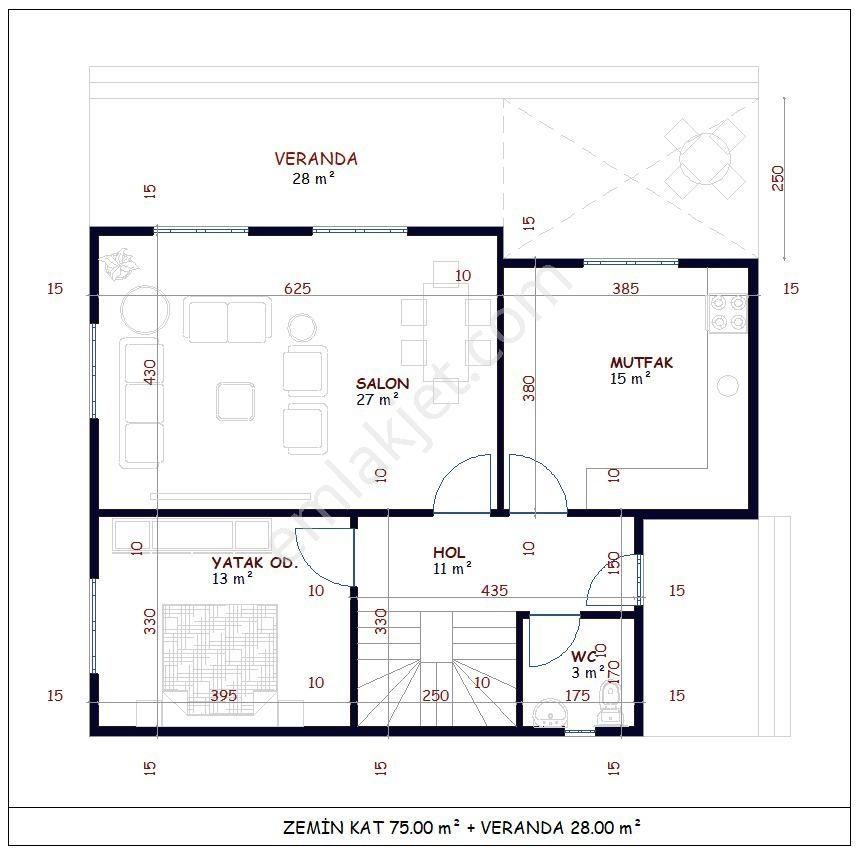 Trendarsa'dan Serdivan'da Maliyetine Ve Taksitli Villa - Görsel 8