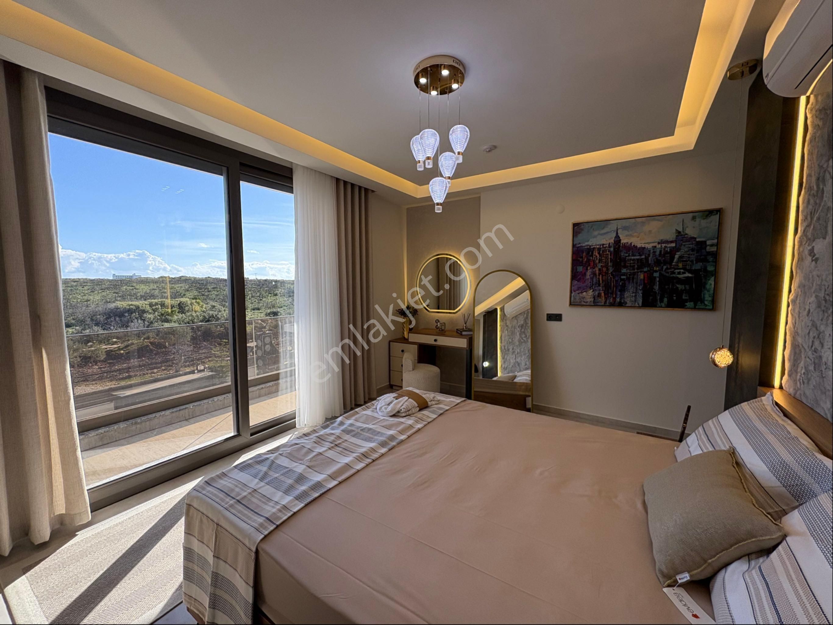 Didim Efeler’de 500 M2 Arsa İçerisin De Full Eşyalı, Havuzlu, Saunalı, Akıllı Sistemli Lüks Villa - Görsel 16