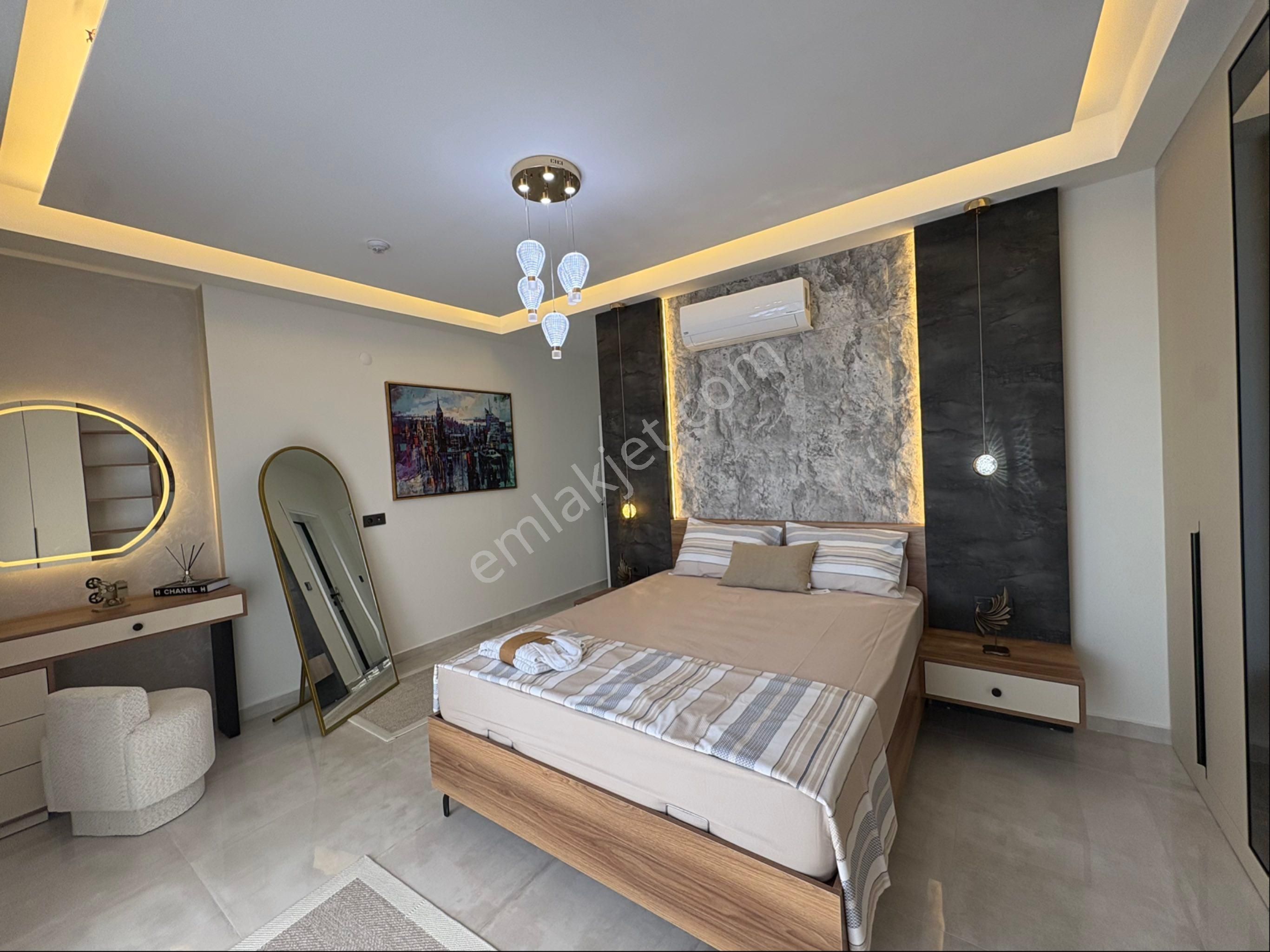 Didim Efeler’de 500 M2 Arsa İçerisin De Full Eşyalı, Havuzlu, Saunalı, Akıllı Sistemli Lüks Villa - Görsel 17