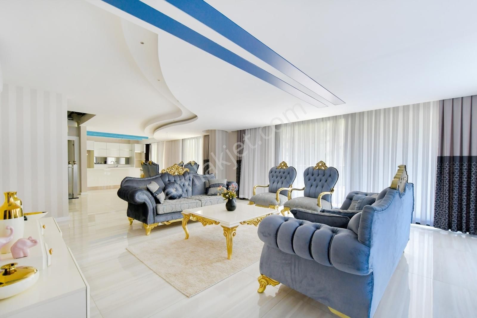 Alanya Toprak Panorama 3+1 Garden Duplex Fully Furnıshed Forsale - Görsel 16