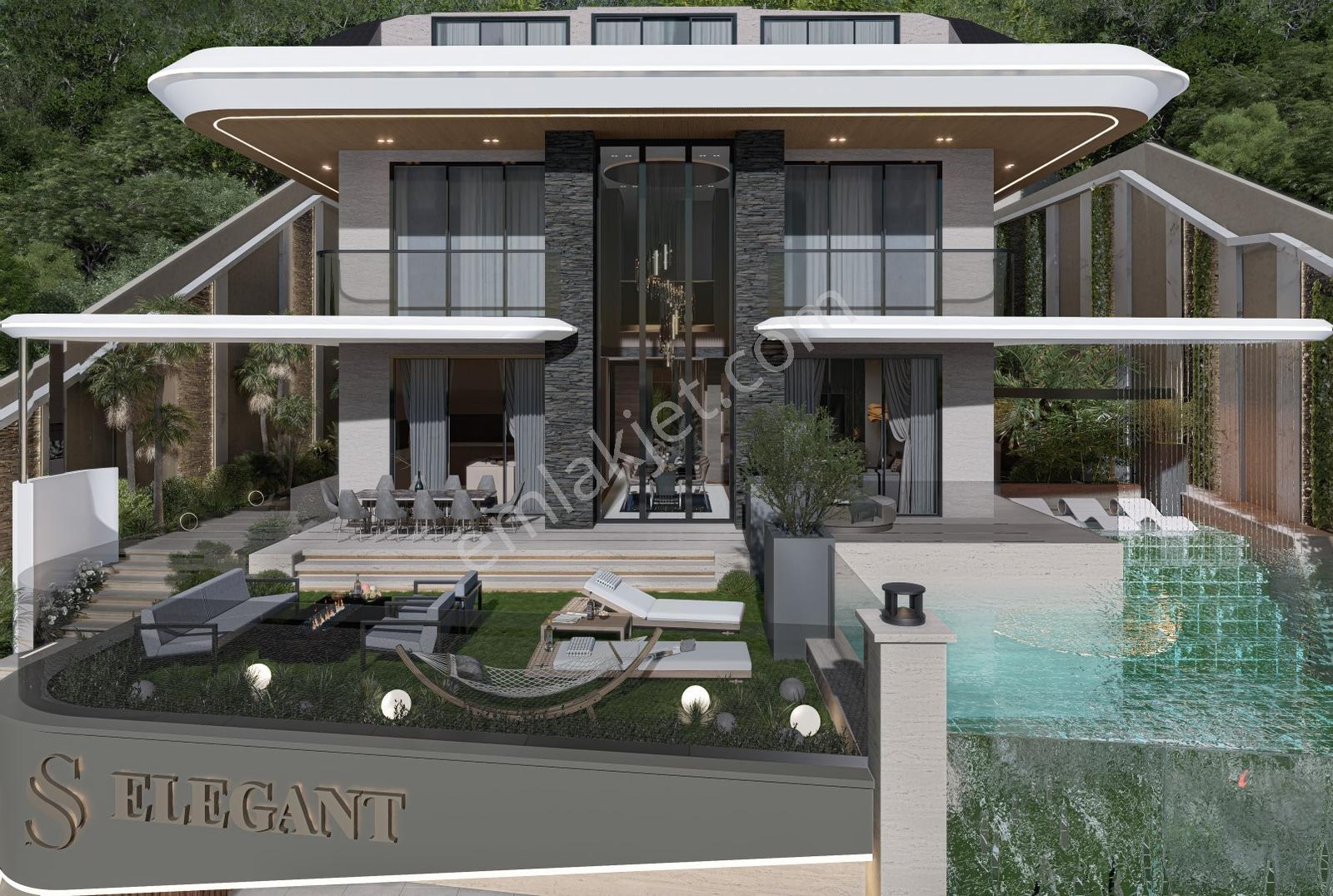 Kestel Yaylalı'da Satılık Arsa Üzerinde 7+1 Özel Havuzlu Villa - Görsel 3