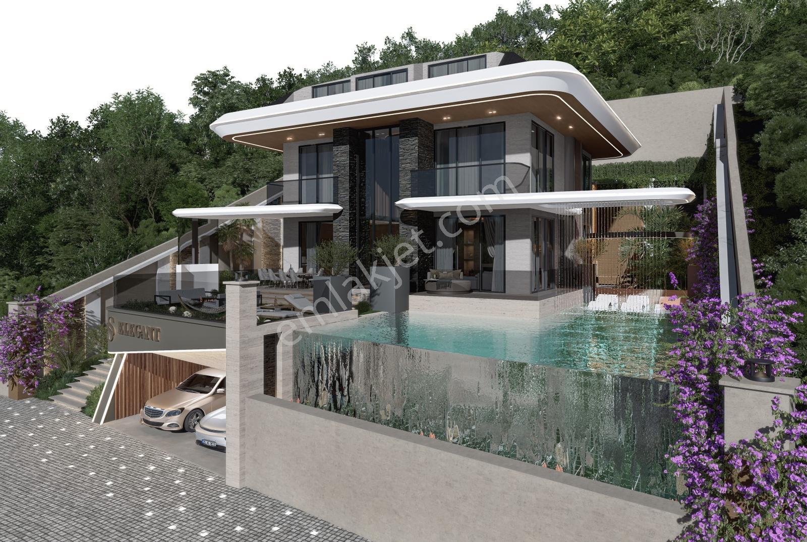 Kestel Yaylalı'da Satılık Arsa Üzerinde 7+1 Özel Havuzlu Villa - Görsel 2