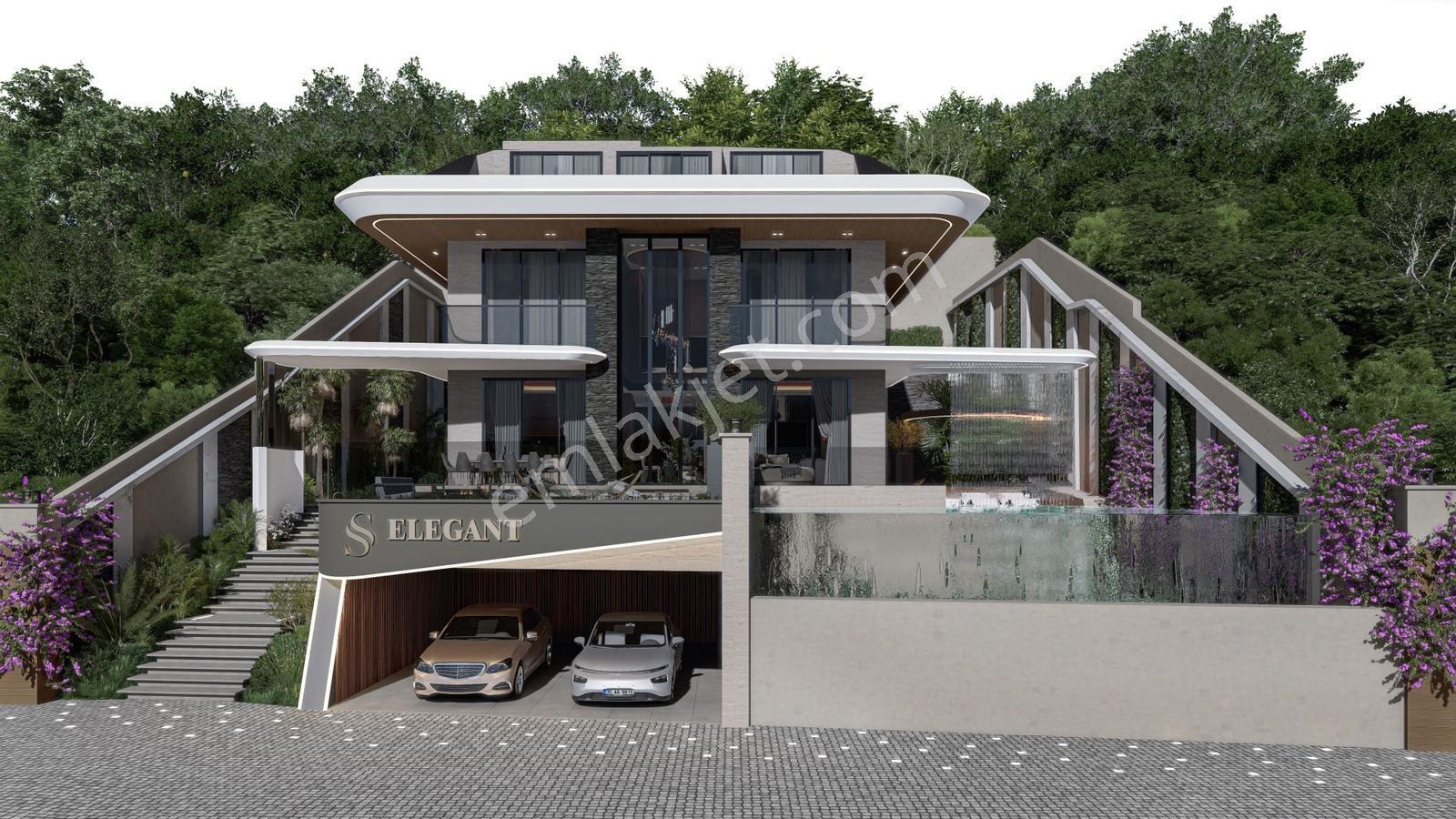 Kestel Yaylalı'da Satılık Arsa Üzerinde 7+1 Özel Havuzlu Villa - Görsel 13