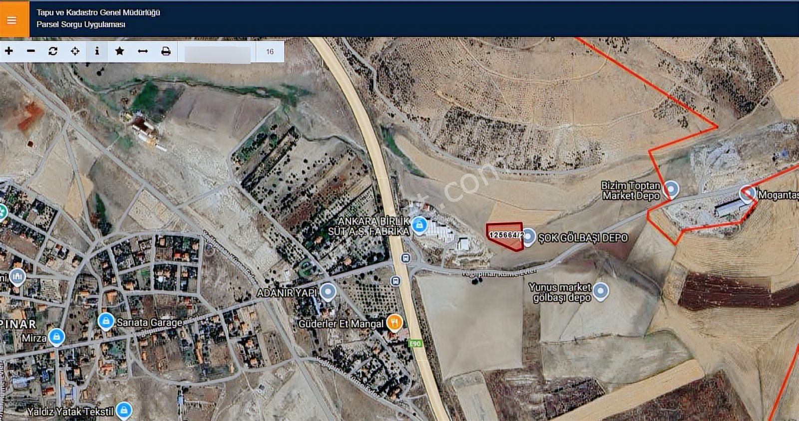 Konya Yoluna Yakın Tek Tapu 0.50 Emsal Satılık Arsa - Görsel 3