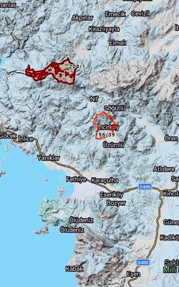 Fethiye İncirköy'de Nadir Fırsat! Yola Cepheli Satılık Arazi... - Görsel 14