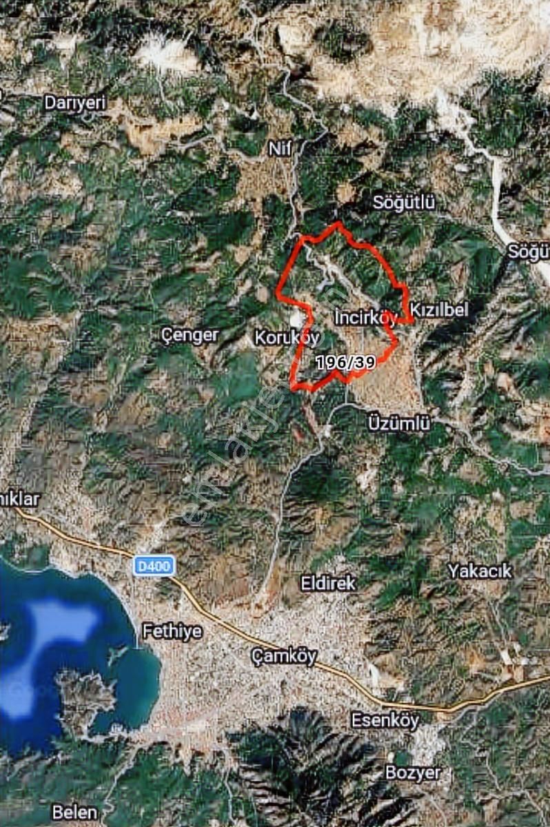 Fethiye İncirköy'de Nadir Fırsat! Yola Cepheli Satılık Arazi... - Görsel 5