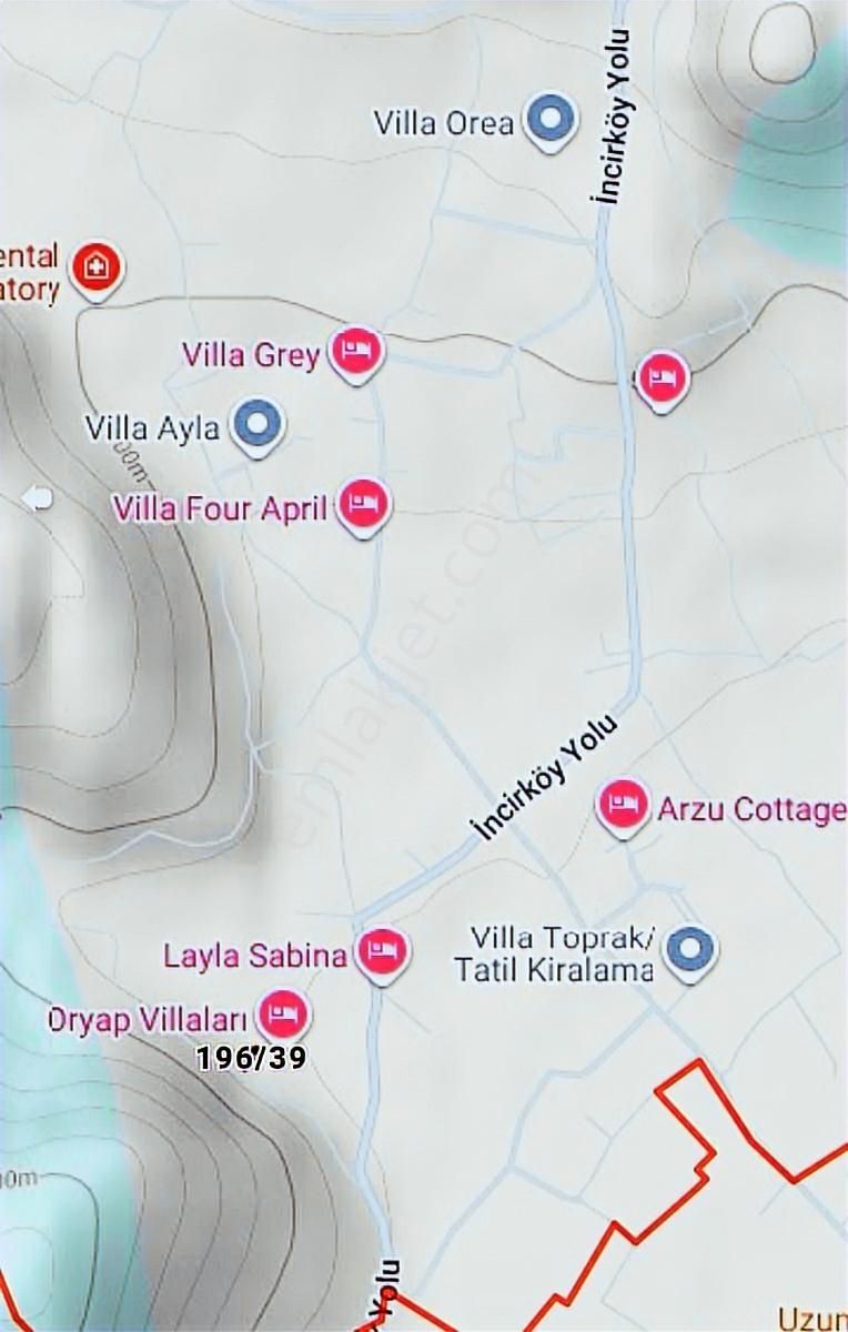 Fethiye İncirköy'de Nadir Fırsat! Yola Cepheli Satılık Arazi... - Görsel 4