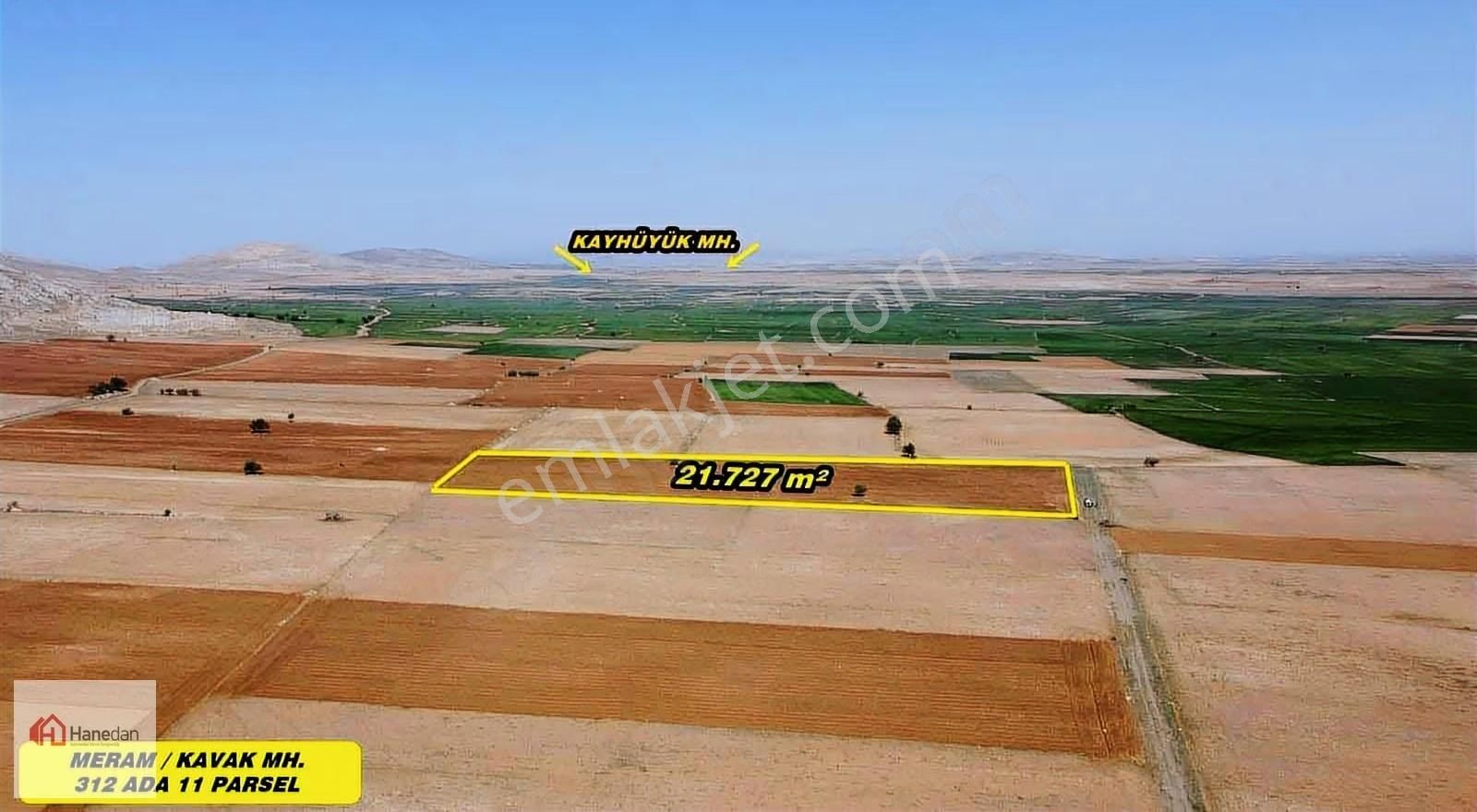 Hanedan,dan 21.727 M2 Çarıklar Sınırında Kavak Tapulamalı Tarla - Görsel 15