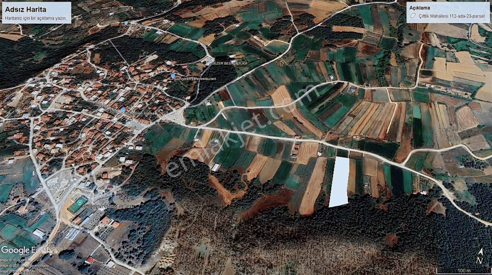 Takaslı Doğa İçinde 1+1 Bungalov Bağ Evi -resmi Yollu - Görsel 14