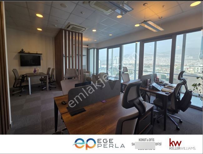 Ege Perla Kiralama Ofisi'nden Bayraklı'da 91 M2 Kiralık Ofis