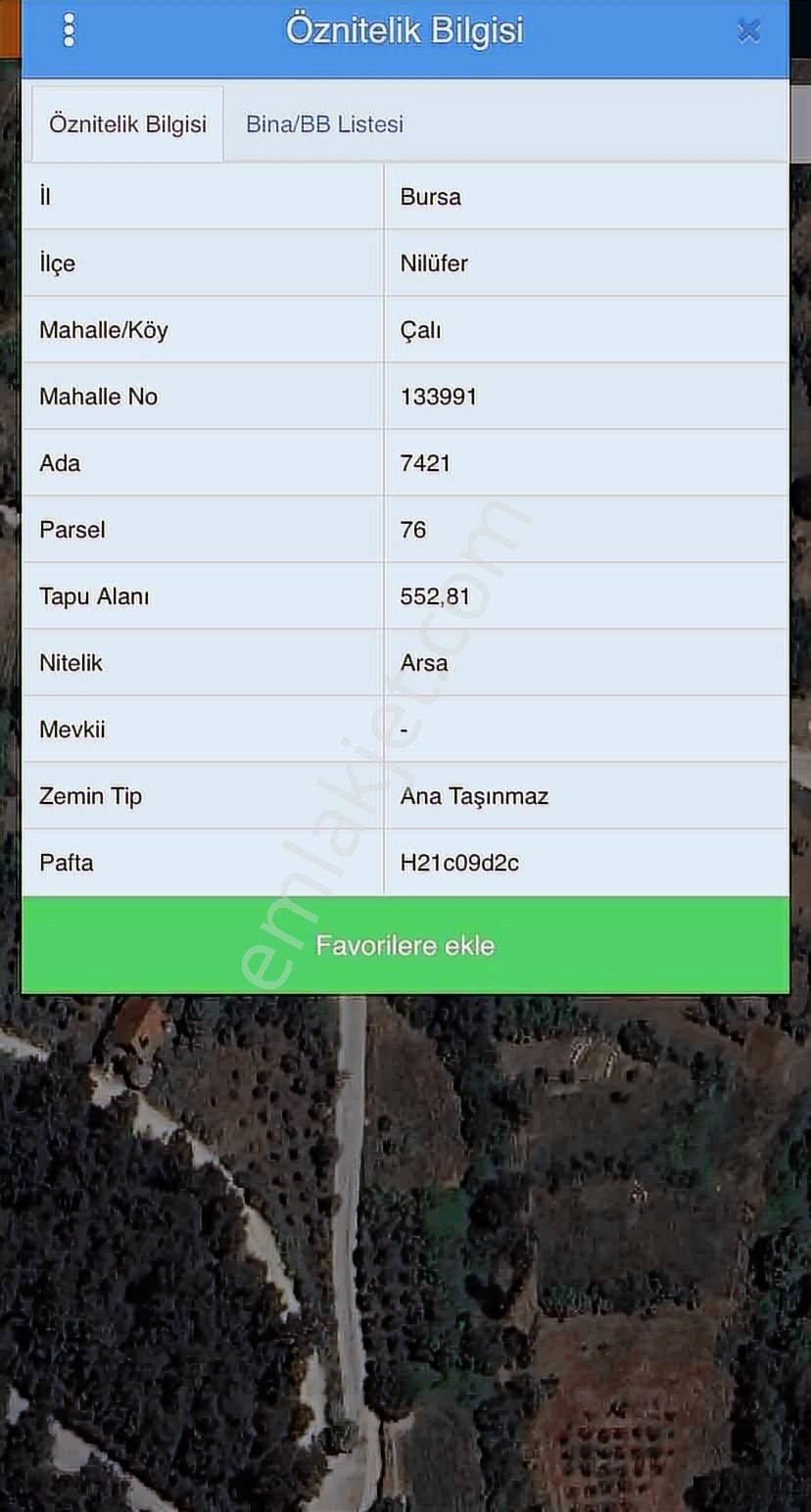 Nilüfer Çalı Tam Yatırımlık 160 M2 İmarlı Arsa Hissesi - Görsel 3