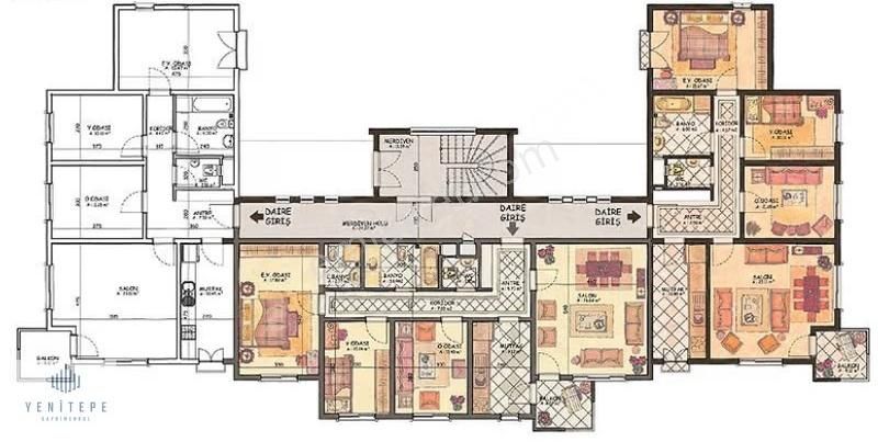 Yenitepe Gayrimenkulden Sarmaşıkevler Sitesi 3+1 Satılık Daire - Görsel 4