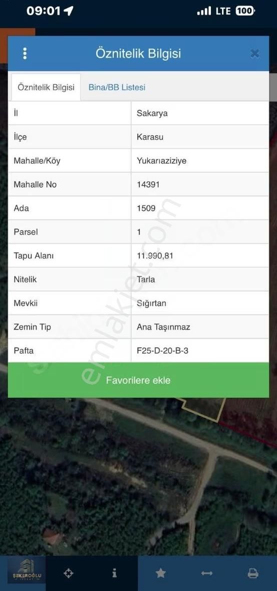 Sakarya Karasuda 30 Dönüm Satılık Arsa - Görsel 2