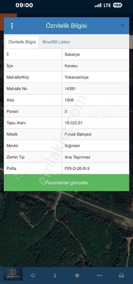 Sakarya Karasuda 30 Dönüm Satılık Arsa