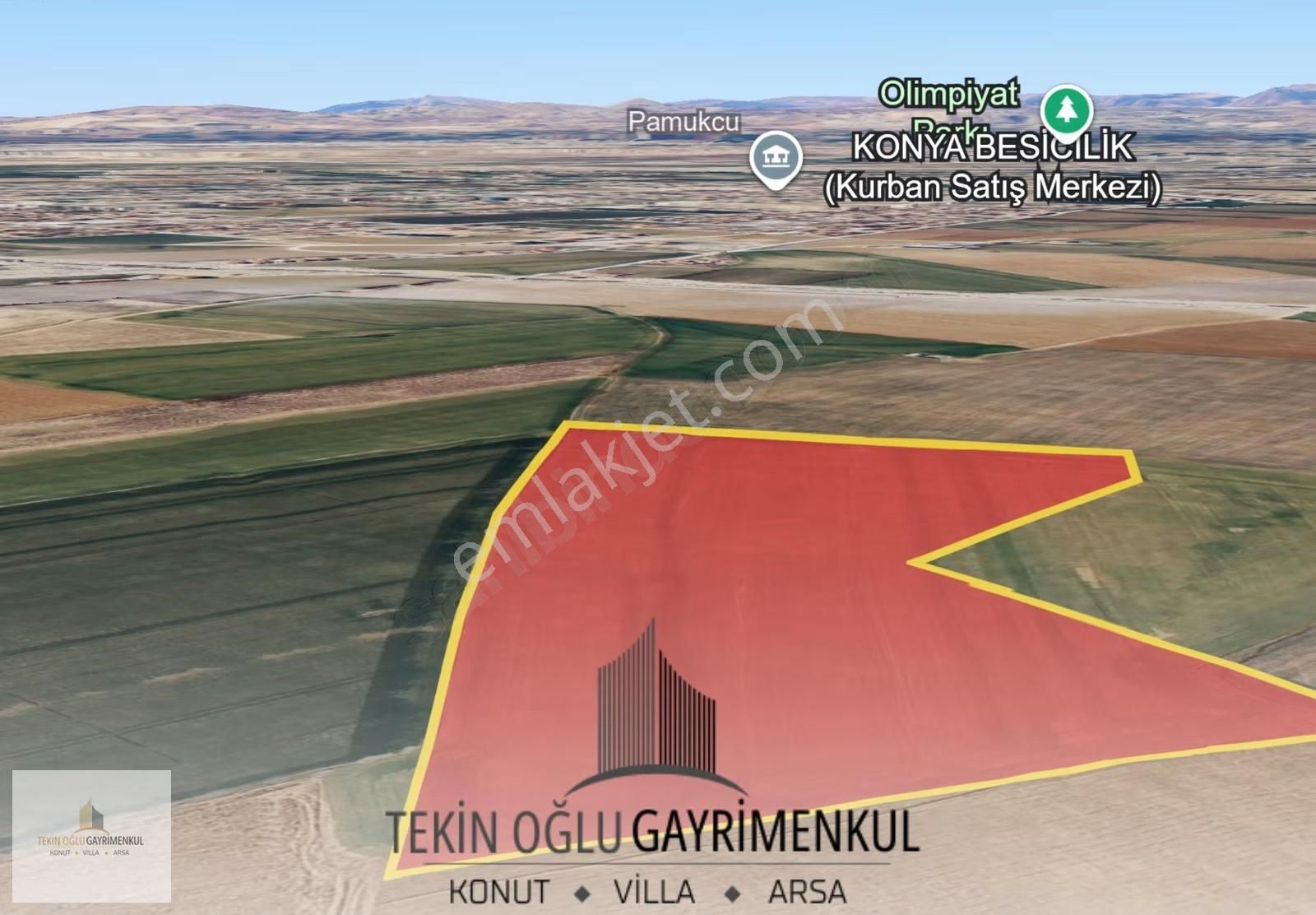 Karatay Saraçoğlu’nda 13.333 M² İntikal Tapulu İmar Dibi Tarla - Görsel 13