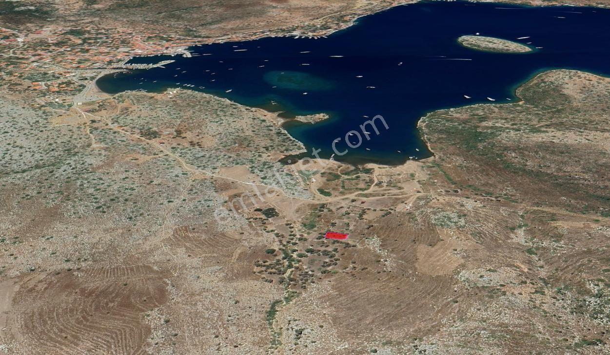 Marmaris Bozburun Burgaz Mevki Deniz Manzaralı Tarla - Görsel 3