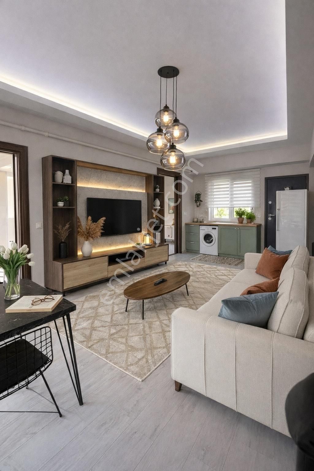 Lüx Tasarım Eşyalı Yüksek Kira Garantili İster Yatırım İster Oturumluk