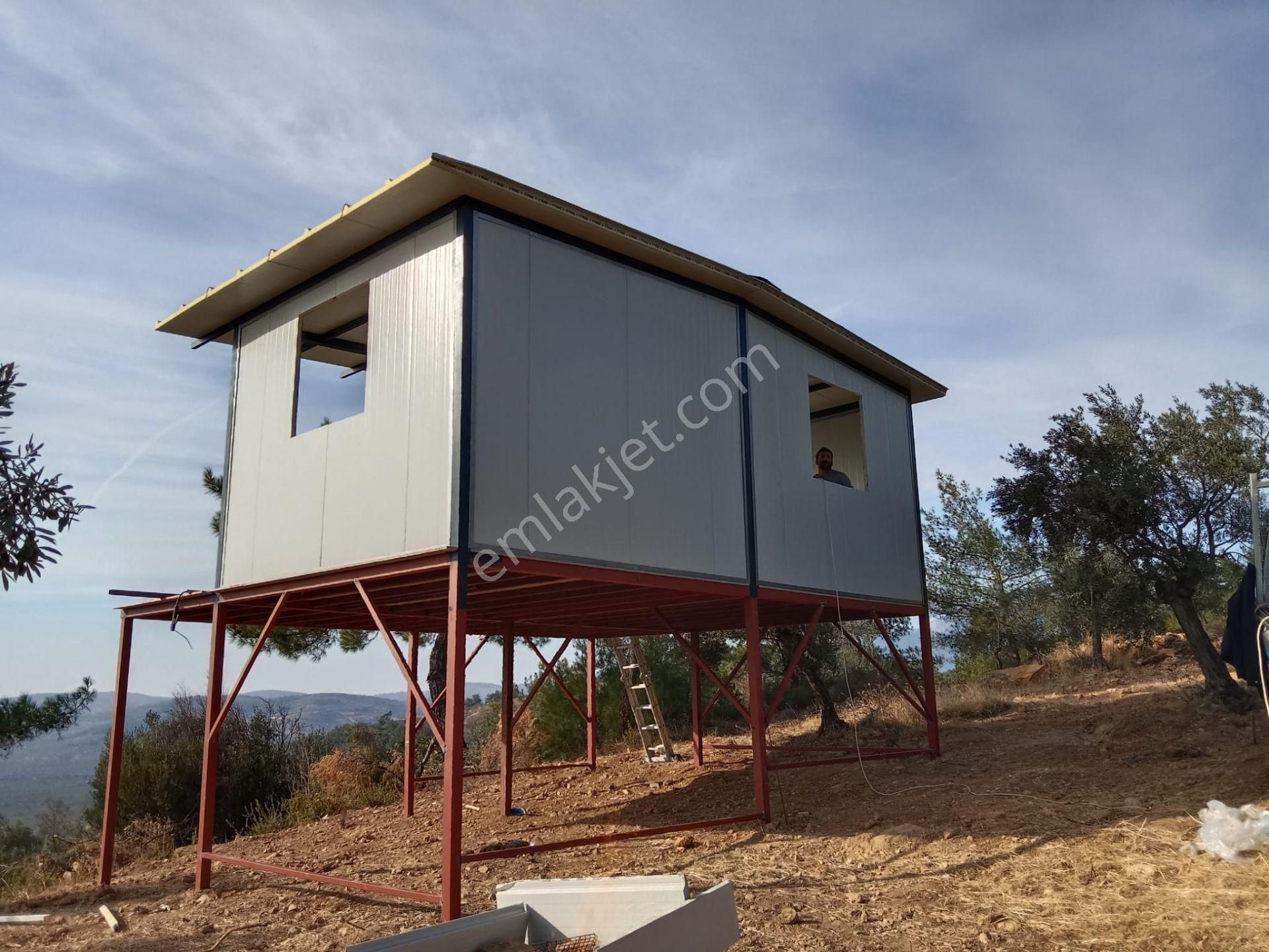 Torbalı Dirmil'de Muhteşem Manzaralı, Yolu Olan, İçinde Konteynır Olan 4260m2 Zeytinlik Satılıktır - Görsel 8